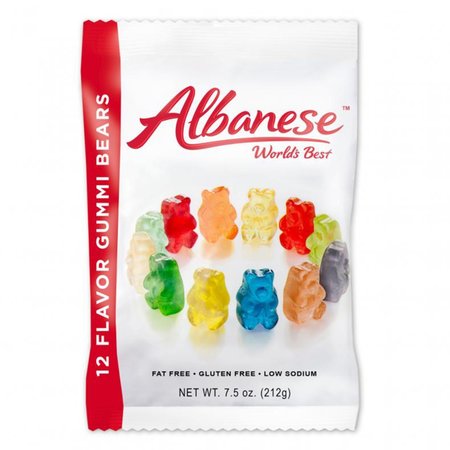 ALBANESE WORLDS BEST Assorted Gummy Bears 7.5 oz 53348